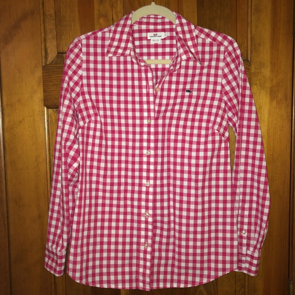 Gingham Vineyard Vines Button-down